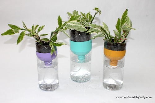 handmadebykelly.com; recycled water pot DIY
